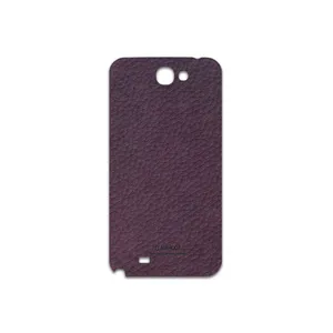 MAHOOT Purple-Leather Cover Sticker for Samsung Galaxy Note 2