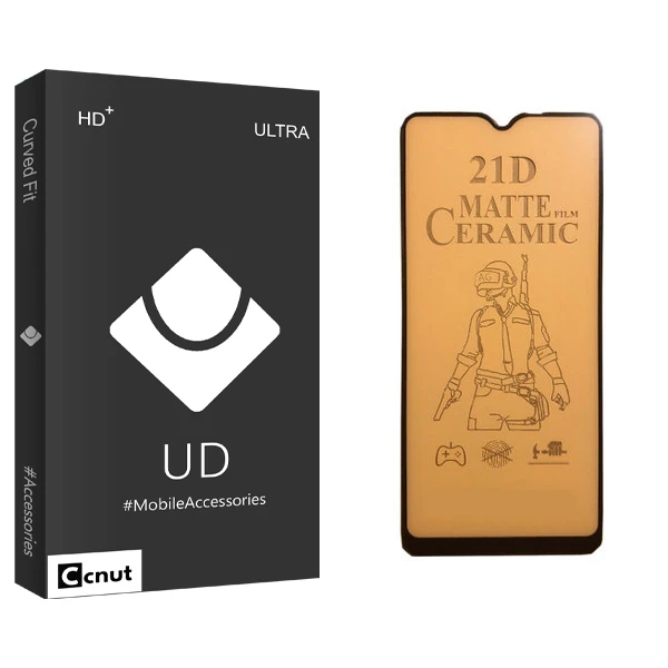 محافظ صفحه نمایش سرامیکی کوکونات مدل UD Black مناسب برای گوشی موبایل شیائومی Poco M3