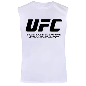 تاپ مردانه مدل UFC کد V39 رنگ سفید