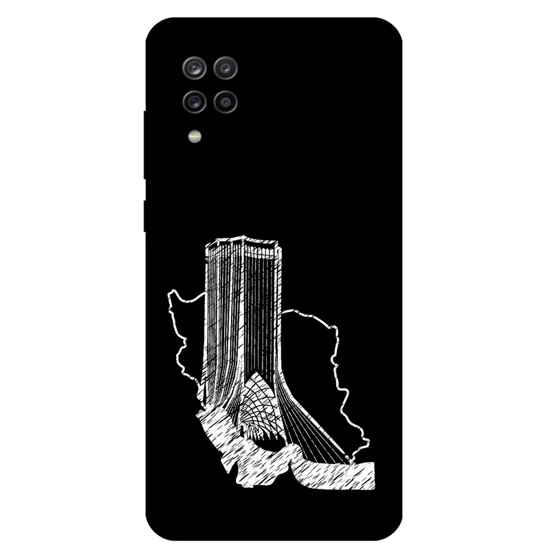 کاور مگافون طرح برج آزادی مدل 1628 مناسب برای گوشی موبایل سامسونگ Galaxy A12