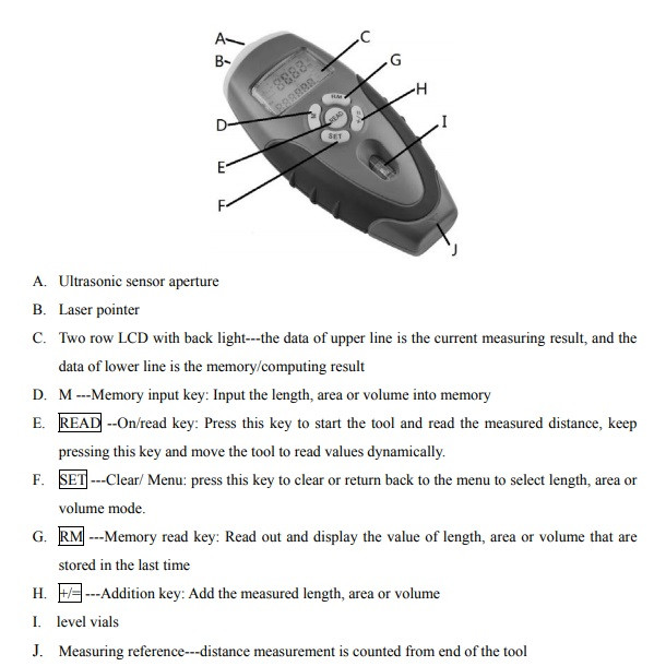 متر لیزری مدل KC-100B-1 متر لیزری مدل KC-100B-1