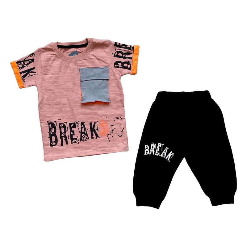 ست تی شرت و شلوار پسرانه مدل Break1