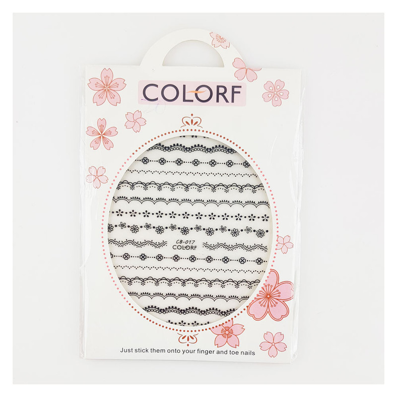 برچسب ناخن مدل 017