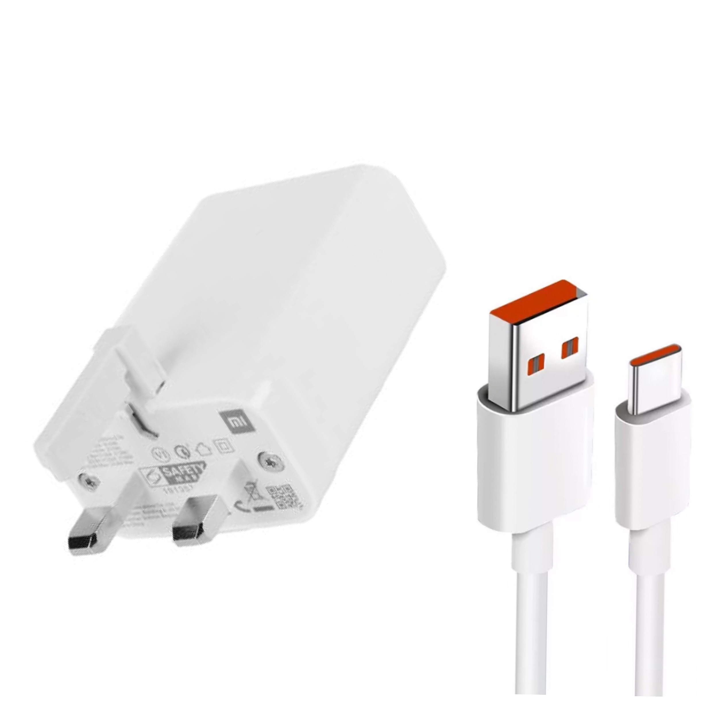 شارژر شیائومی مدل MDY-11-EY 33wfast 3pin original به همراه کابل تبدیل usb-c