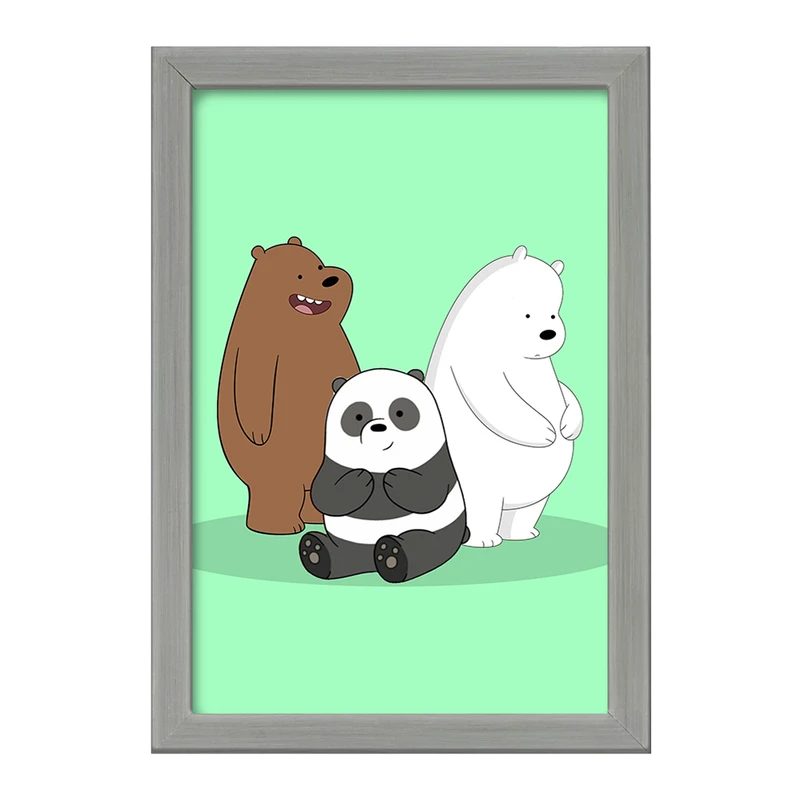 تابلو خندالو طرح انیمیشن سه خرس کله پوک کد 27641