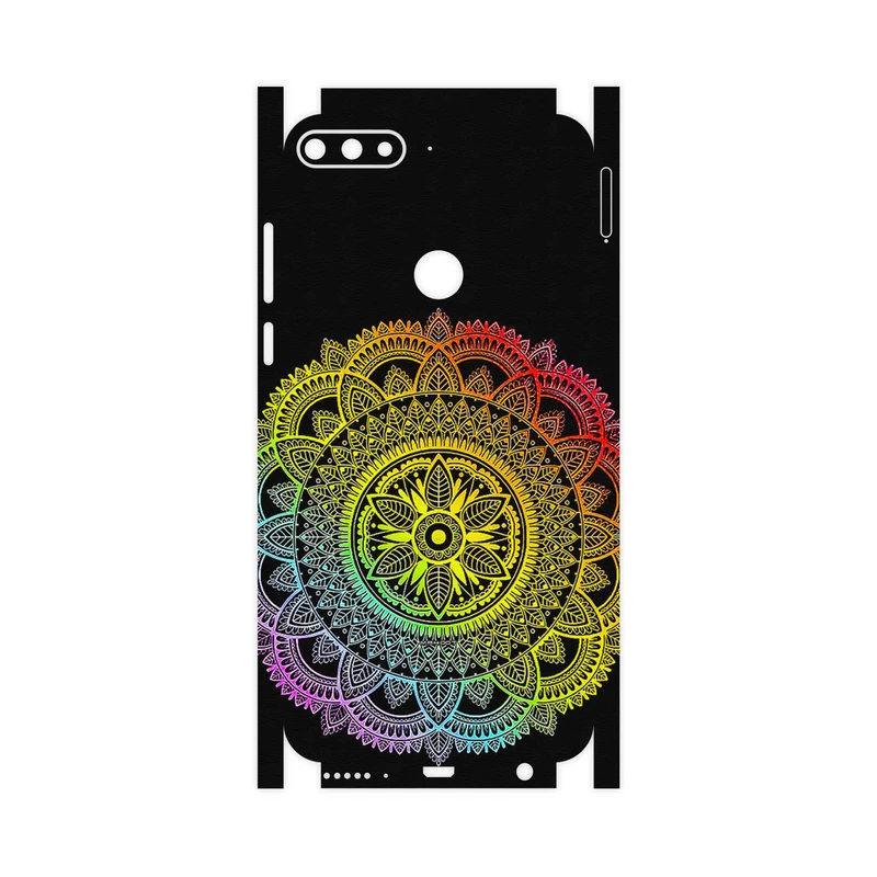برچسب پوششی ماهوت مدل Mandala Design 4-FullSkin مناسب برای گوشی موبایل هوآوی Y7 Prime 2018