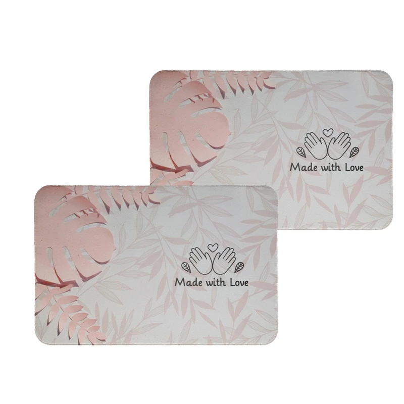 زیربشقابی طرح برگ کد 8160 مجموعه 2 عددی