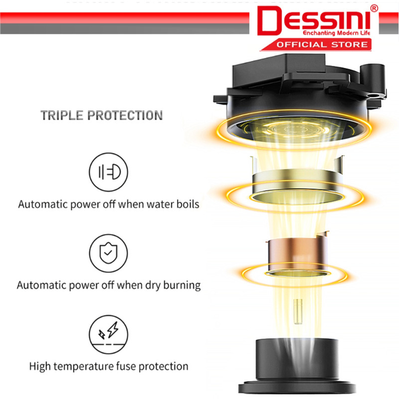 کتری برقی دسینی مدل DS-20SS گنجایش 1.8 لیتر