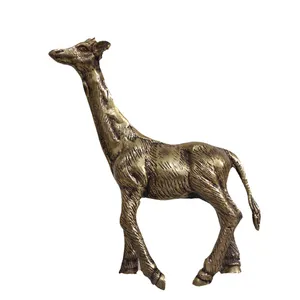 مجسمه برنجی مدل زرافه