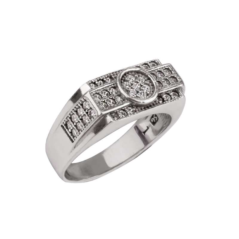 انگشتر نقره مردانه مدل 18947