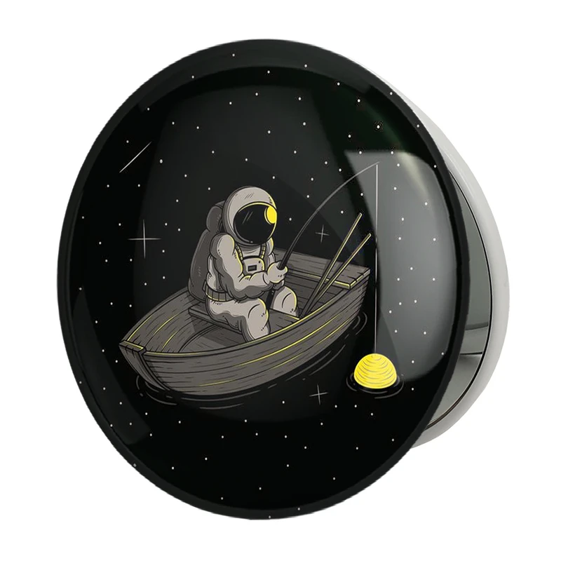 آینه جیبی خندالو طرح فضایی مدل تاشو کد 25153 