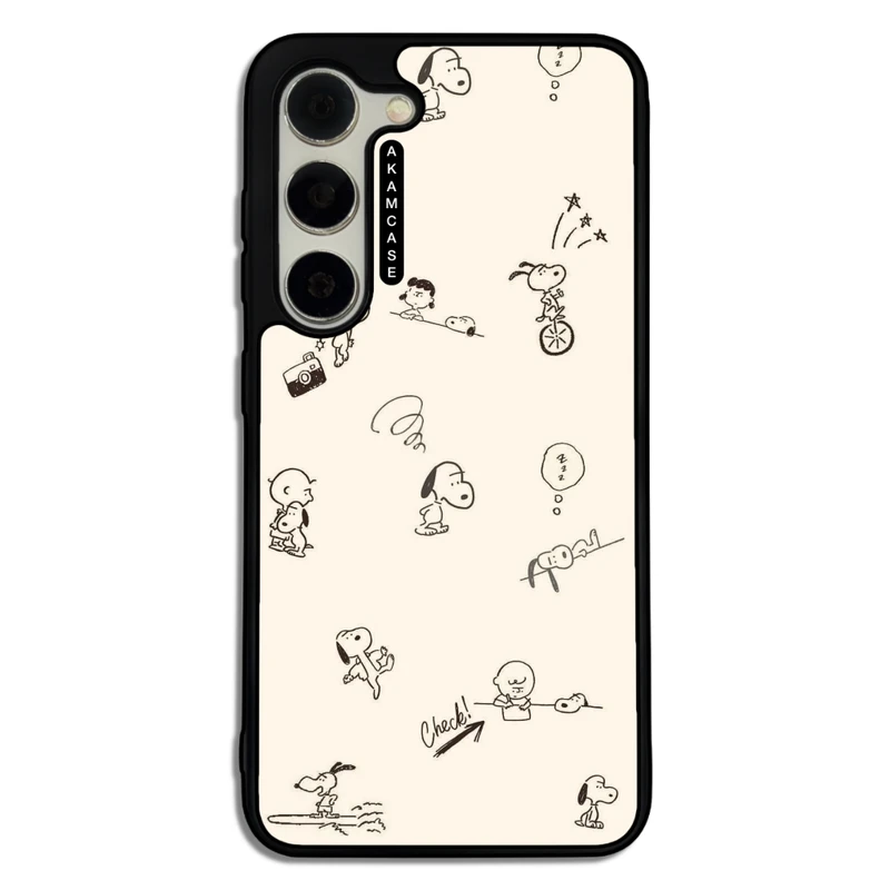 کاور آکام مدل AMC-WSGS23-SNOOPY-44 مناسب برای گوشی موبایل سامسونگ Galaxy S23