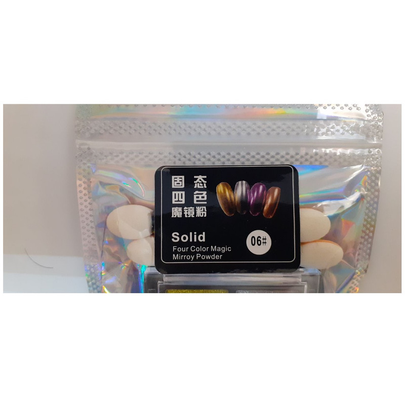 پودر کروم ناخن سالید مدل 06