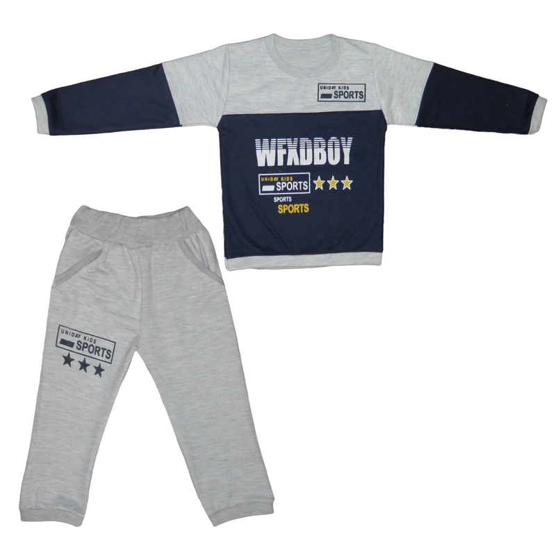 عکس شماره 2 : ست تی شرت و شلوار پسرانه کد 130