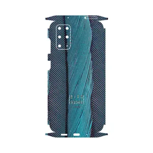 MAHOOT Turquoise feathers-FullSkin Cover Sticker for Samsung Galaxy S20 Plus