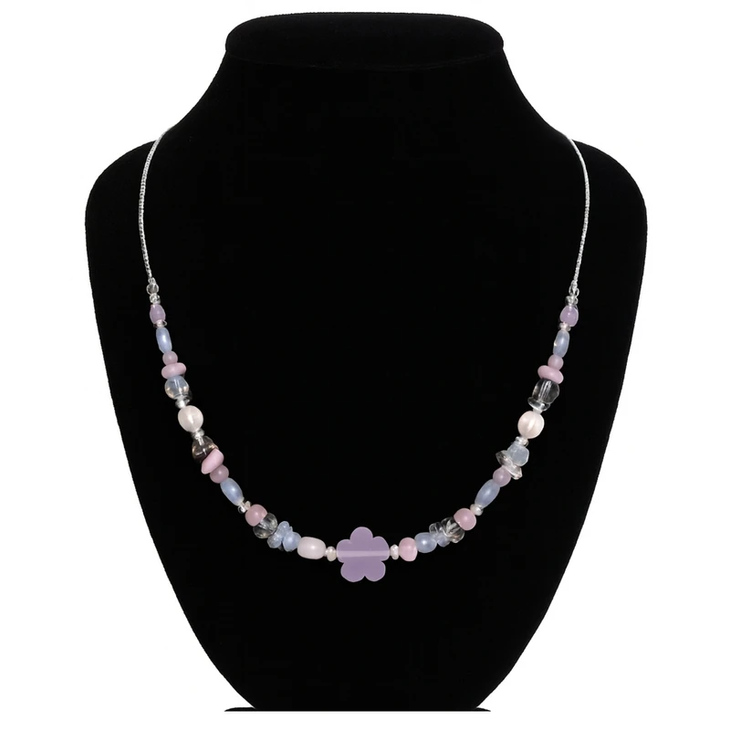 گردنبند زنانه سیکس مدل مهره ای کد ۲