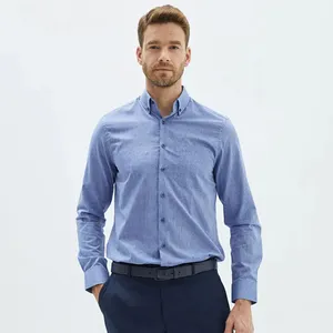 پیراهن آستین بلند مردانه ال سی وایکیکی مدل W1KM24Z8