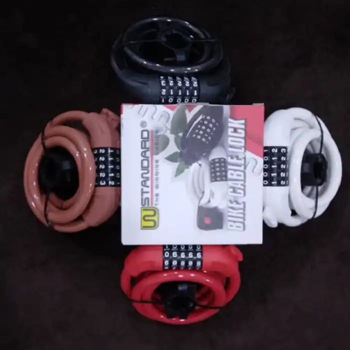 قفل دوچرخه دبلیو استاندارد مدل رمزدار