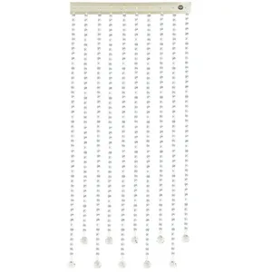 پرده آویز آریا کریستال مدل ساده سایز 50x250 سانتی متر