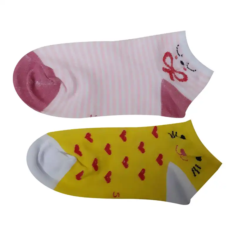 جوراب دخترانه کد 270 مجموعه 2 عددی