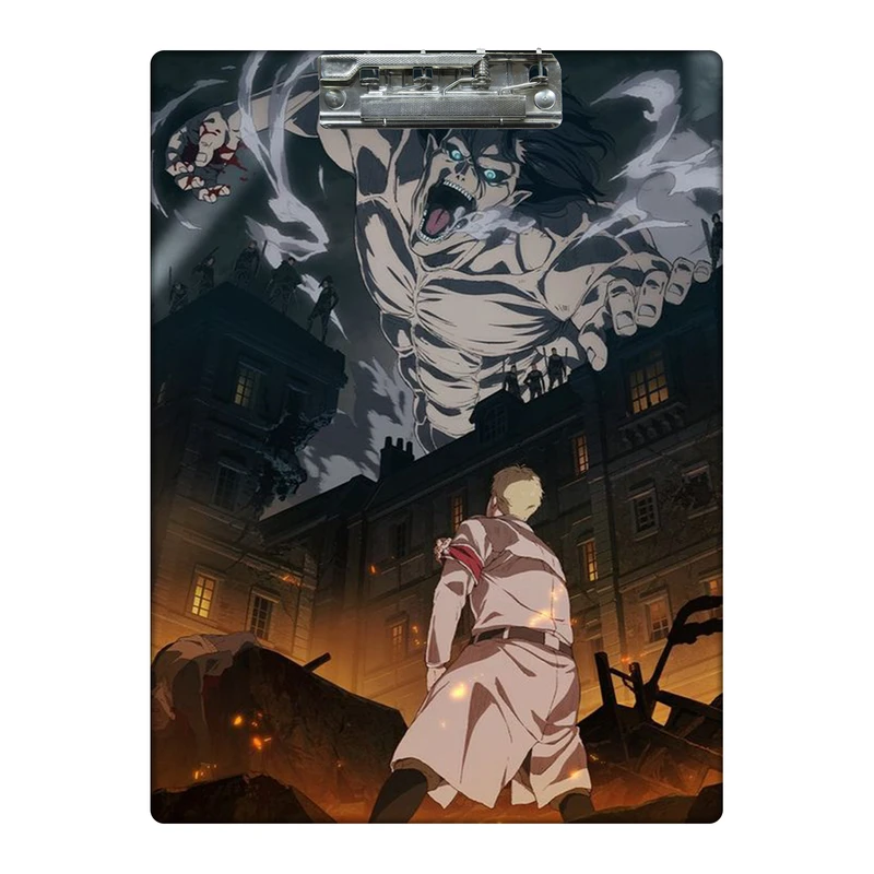 تخته شاسی طرح انیمه ی اتک ان تایتان کد  8436179 سایز A4