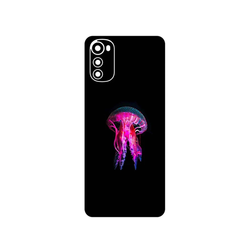 برچسب پوششی ماهوت مدل jellyfish مناسب برای گوشی موبایل موتورولا Moto E32s