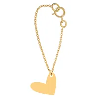 آویز ساعت طلا 18 عیار زنانه کرابو طرح قلب مدل Kr9004