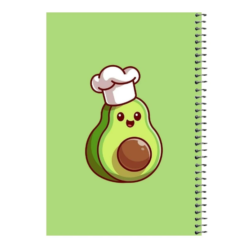 دفتر مشق 80 برگ اس جی مدل آووکادو آشپز  
