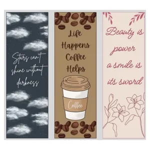 نشانگر کتاب طرح مینیمال کد N014 بسته سه عددی 