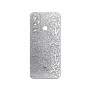 MAHOOT Silver-Silicon Cover Sticker for Infinix Hot 11