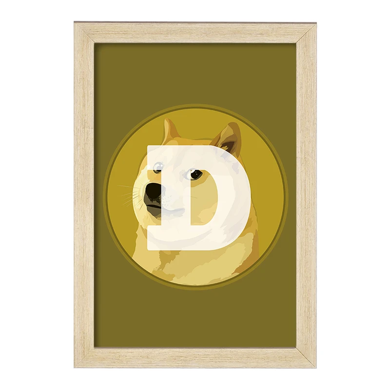 تابلو خندالو مدل ارز دیجیتال دوج کوین  کد 10880