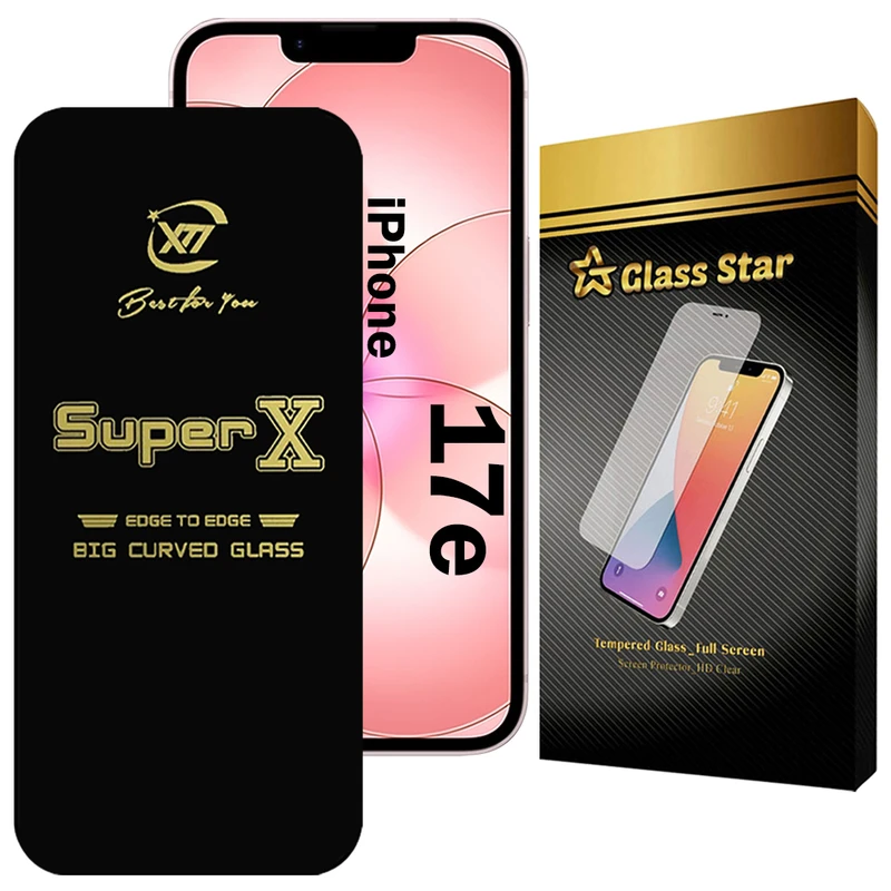 محافظ صفحه نمایش گلس استار مدل SUPXG20 مناسب برای گوشی موبایل اپل iPhone 17e