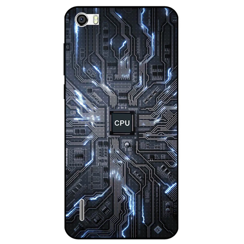کاور مگافون طرح مدار مدل 8009 مناسب برای گوشی موبایل آنر 6   