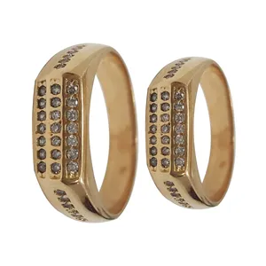 ست انگشتر زنانه و مردانه سلین کالا مدل روس کد ce-103