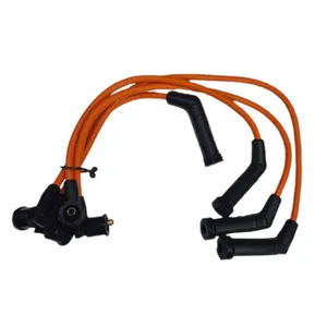 وایر شمع تقویتی مدل زیمنس کد 0601 مناسب برای پراید بسته 4 عددی