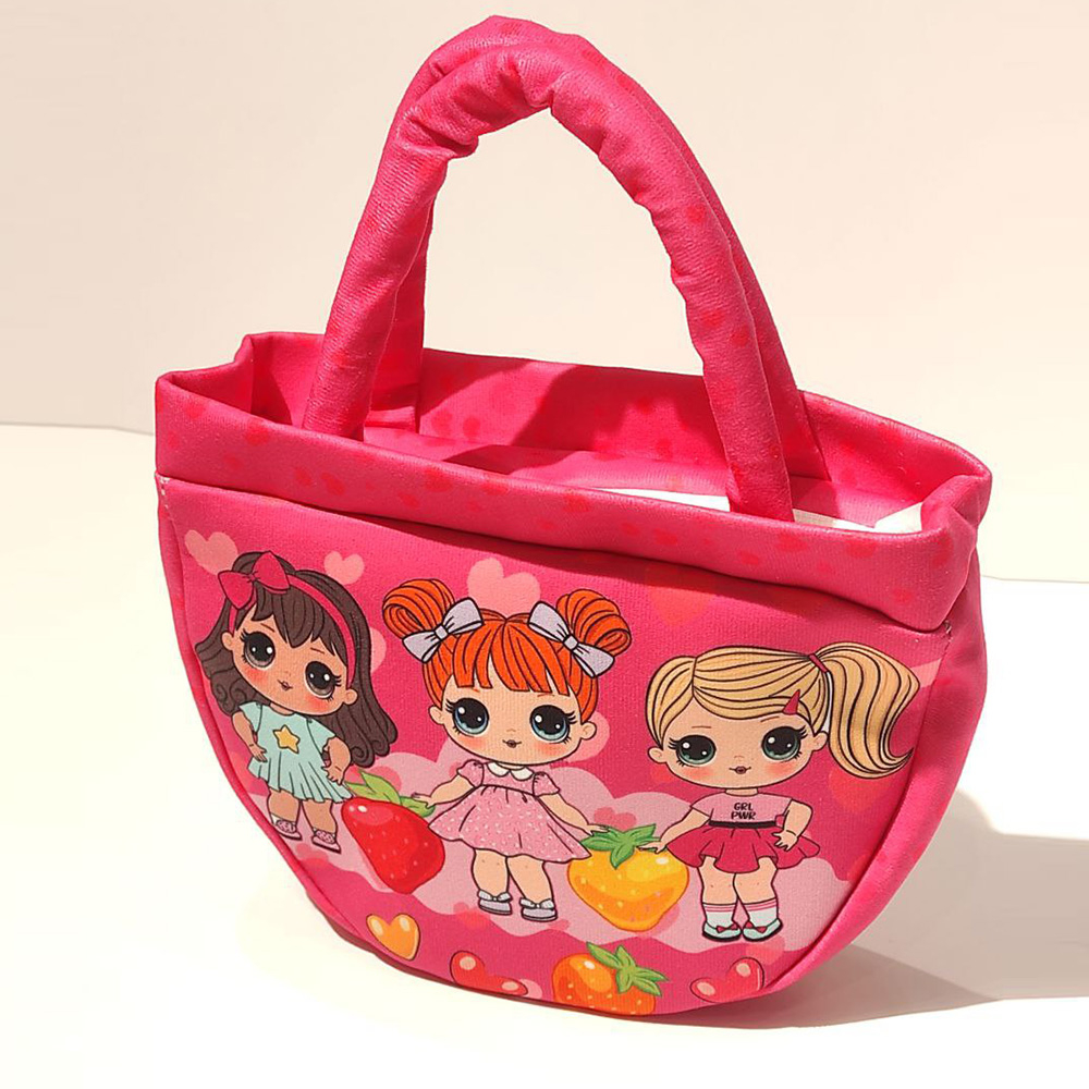 کیف دستی دخترانه مدل 3 دختر کارتونی