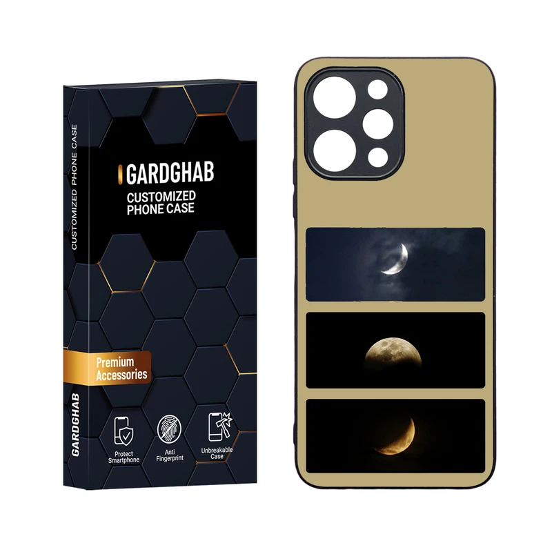 کاور گارد قاب مدل دورژله ای کهکشان مناسب برای گوشی موبایل شیائومی Redmi 12 4G / 5G