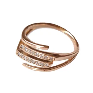 انگشتر زنانه ژوپینگ مدل نگین دار