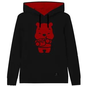 هودی دخترانه 27 مدل POOH کد F22 رنگ مشکی 