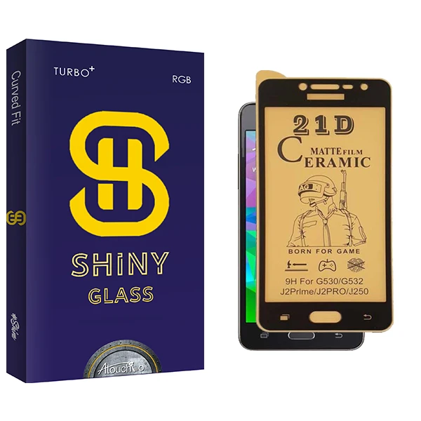 محافظ صفحه نمایش سرامیکی مات آتوچبو مدل Shiny Glass مناسب برای گوشی موبایل سامسونگ Galaxy J2 Pro