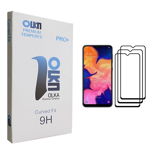 محافظ صفحه نمایش الکا مدل +PRO مناسب برای گوشی موبایل سامسونگ Galaxy A10 بسته سه عددی