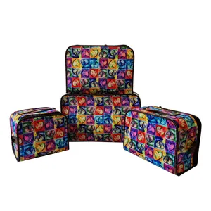 ساک لباس مدل روکش مخمل کد 110 مجموعه 4 عددی