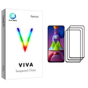 Junbo Viva Glass Screen Protector For Samsung Galaxy M51 Pack Of 3