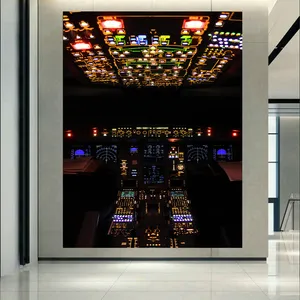 استیکر طرح هواپیما مدل کابین خلبان کد AR1044