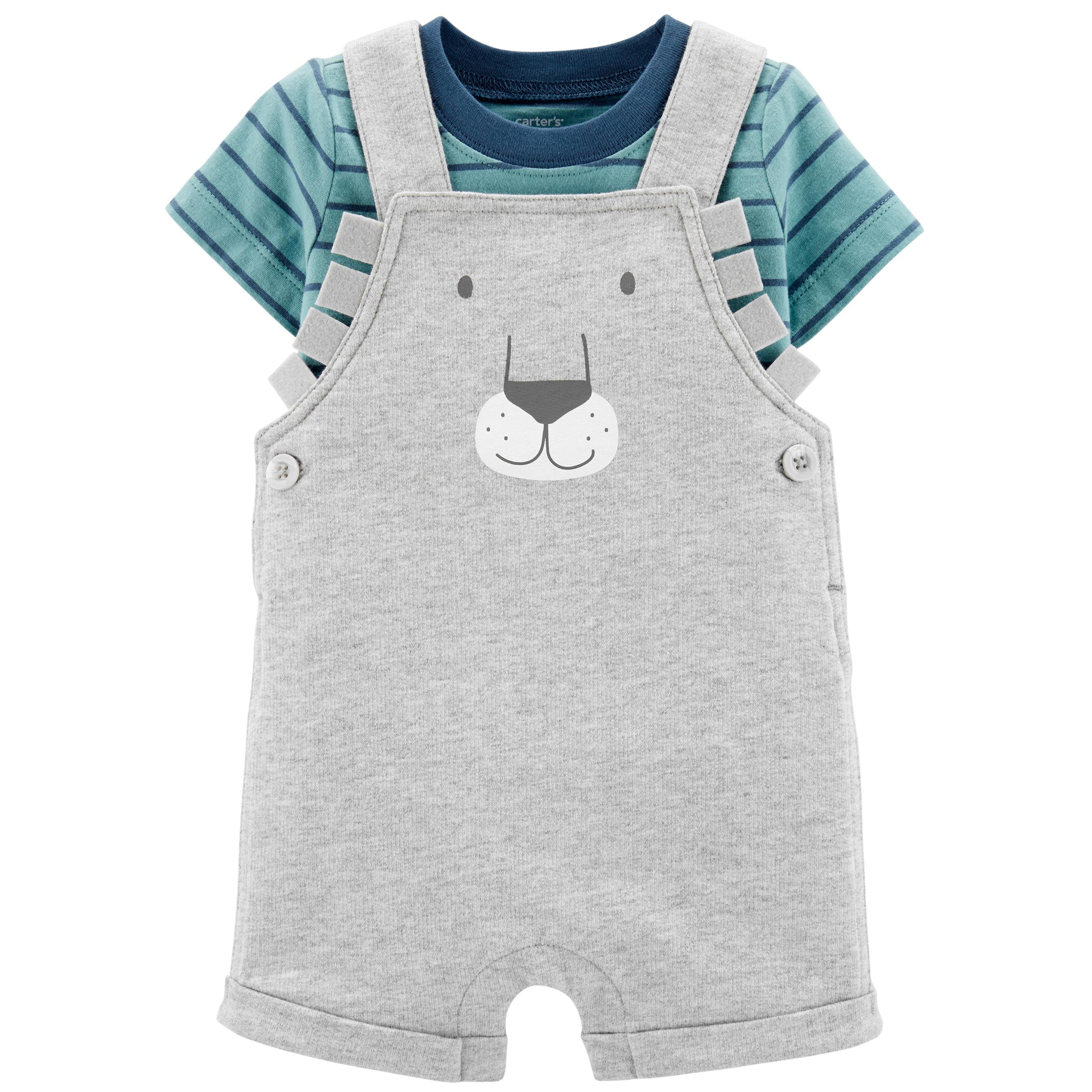 ست تی شرت و سرهمی نوزادی کارترز مدل 1447