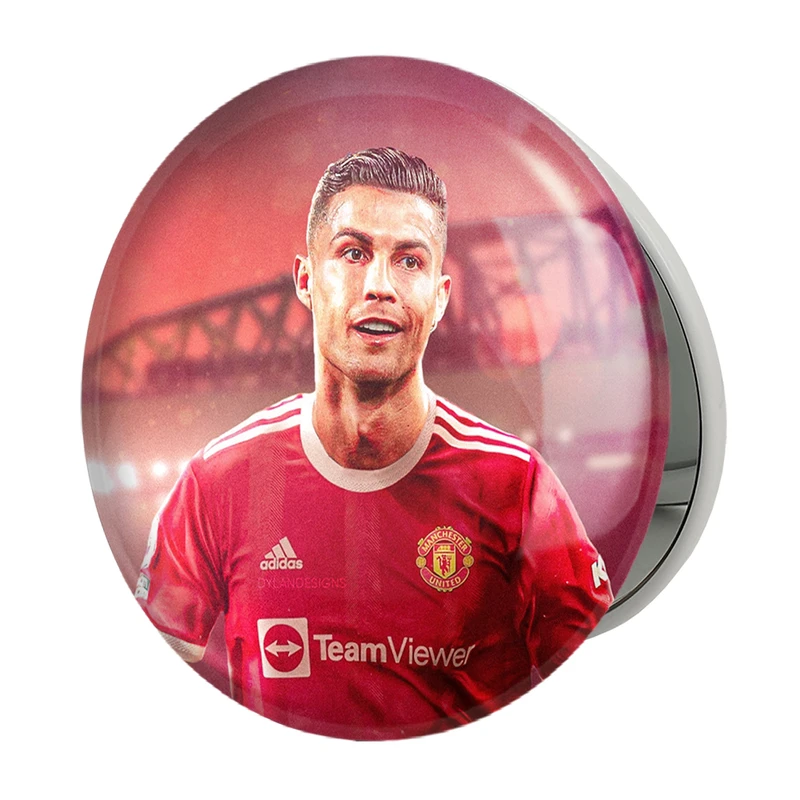 آینه جیبی خندالو طرح کریستیانو رونالدو مدل تاشو کد 13905 