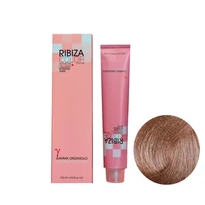 رنگ مو ریبیزا شماره 8.00 حجم 100 میلی لیتر رنگ بلوند فندقی روشن