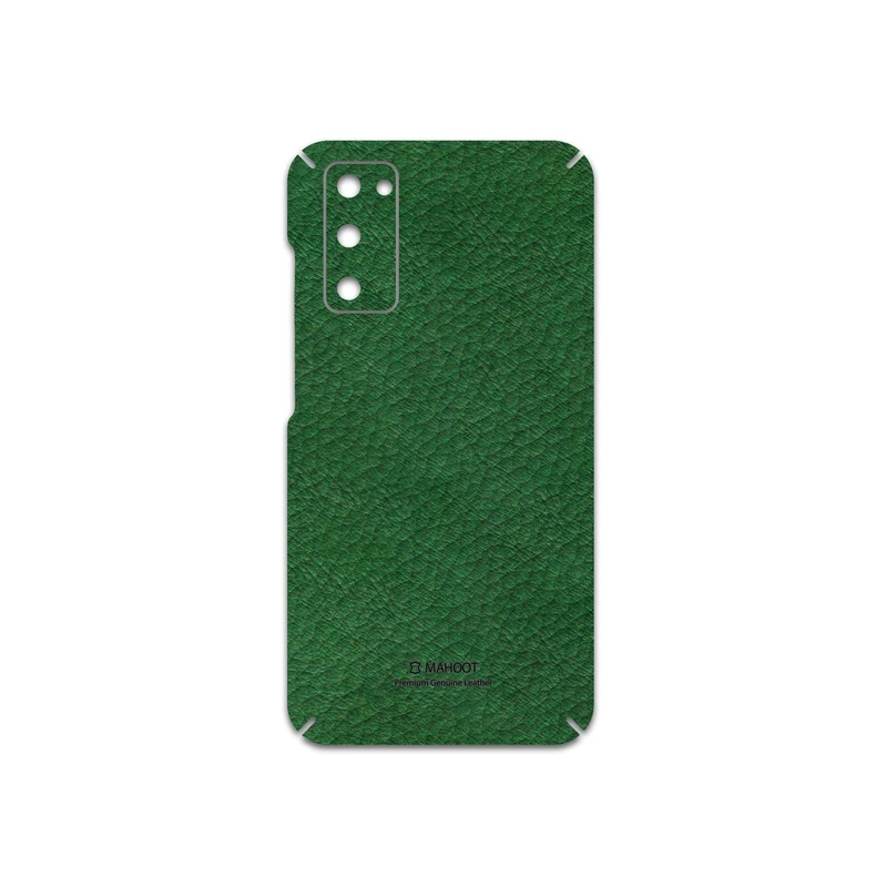 برچسب پوششی ماهوت مدل Green-Leather مناسب برای گوشی موبایل سامسونگ Galaxy S20 FE