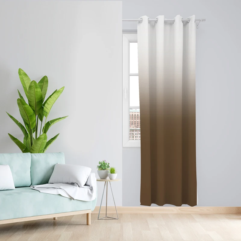 پرده طرح دورنگ مدل مخمل پانچی کد 4004 z سایز 140x200 سانتی متر