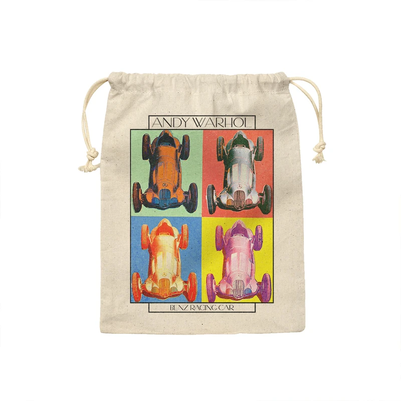 کیسه نان و سبزی ترمه طراحان ایده مدل ماشین مسابقه ای بنز از وارهول کد art0808 - S